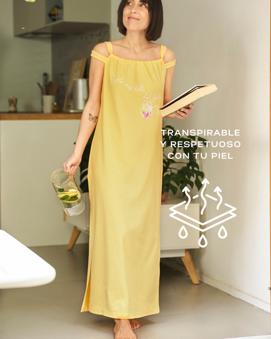 Camisón largo 'La flor más bella'