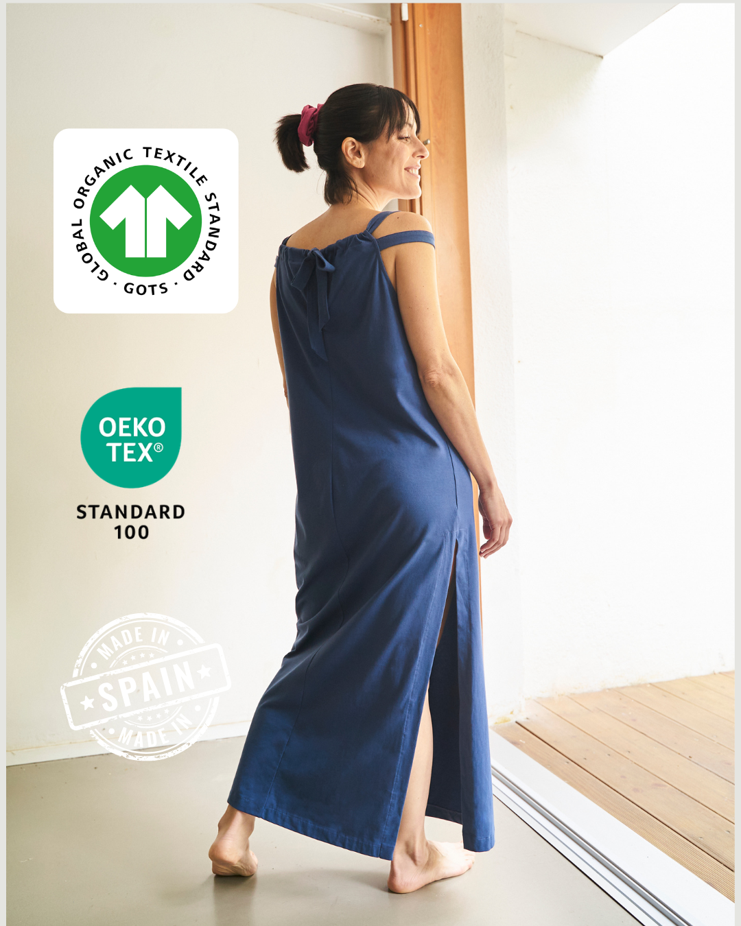 Camisón largo 'Algo florece en mí'