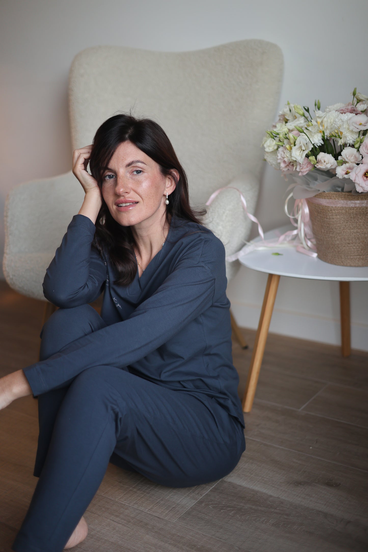 Homewear / Pijama Fluido Nature Azul noche