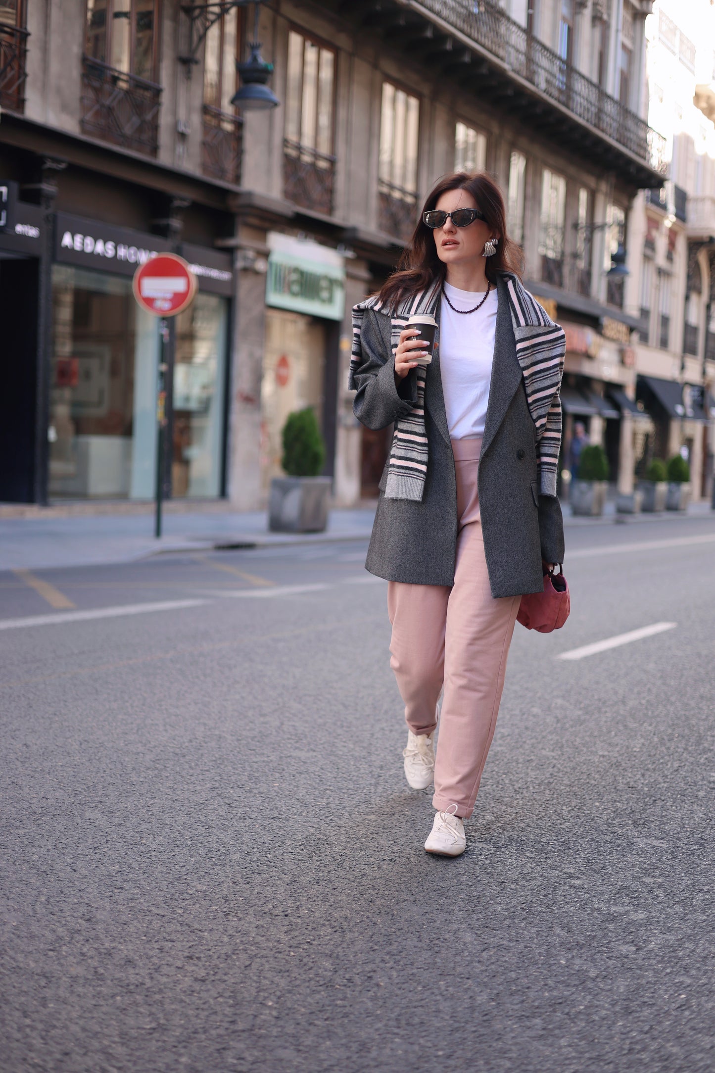 Pantalón Jogger Nature Rosa empolvado