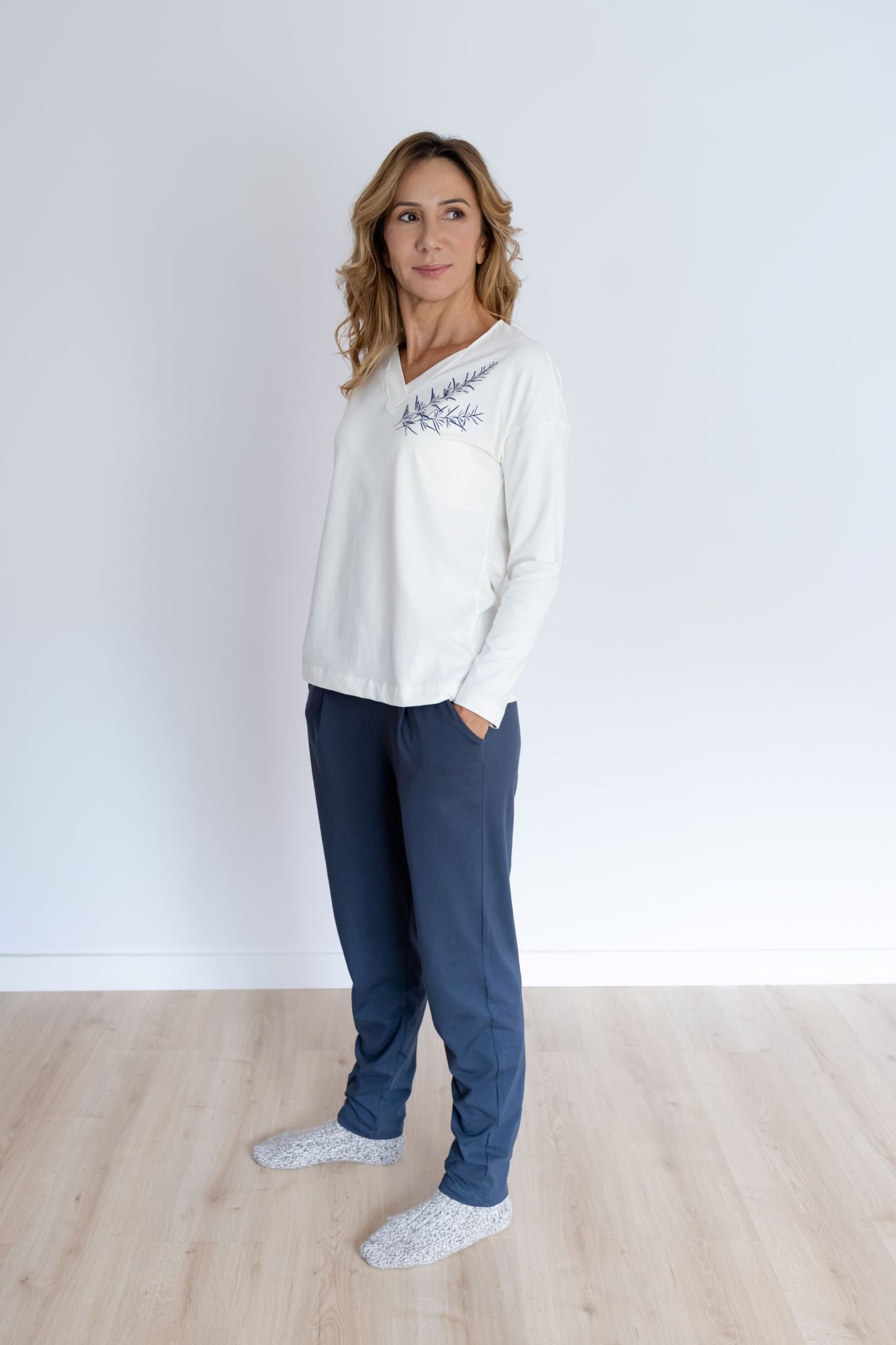 Homewear / Pijama Artisan Fluido Azul