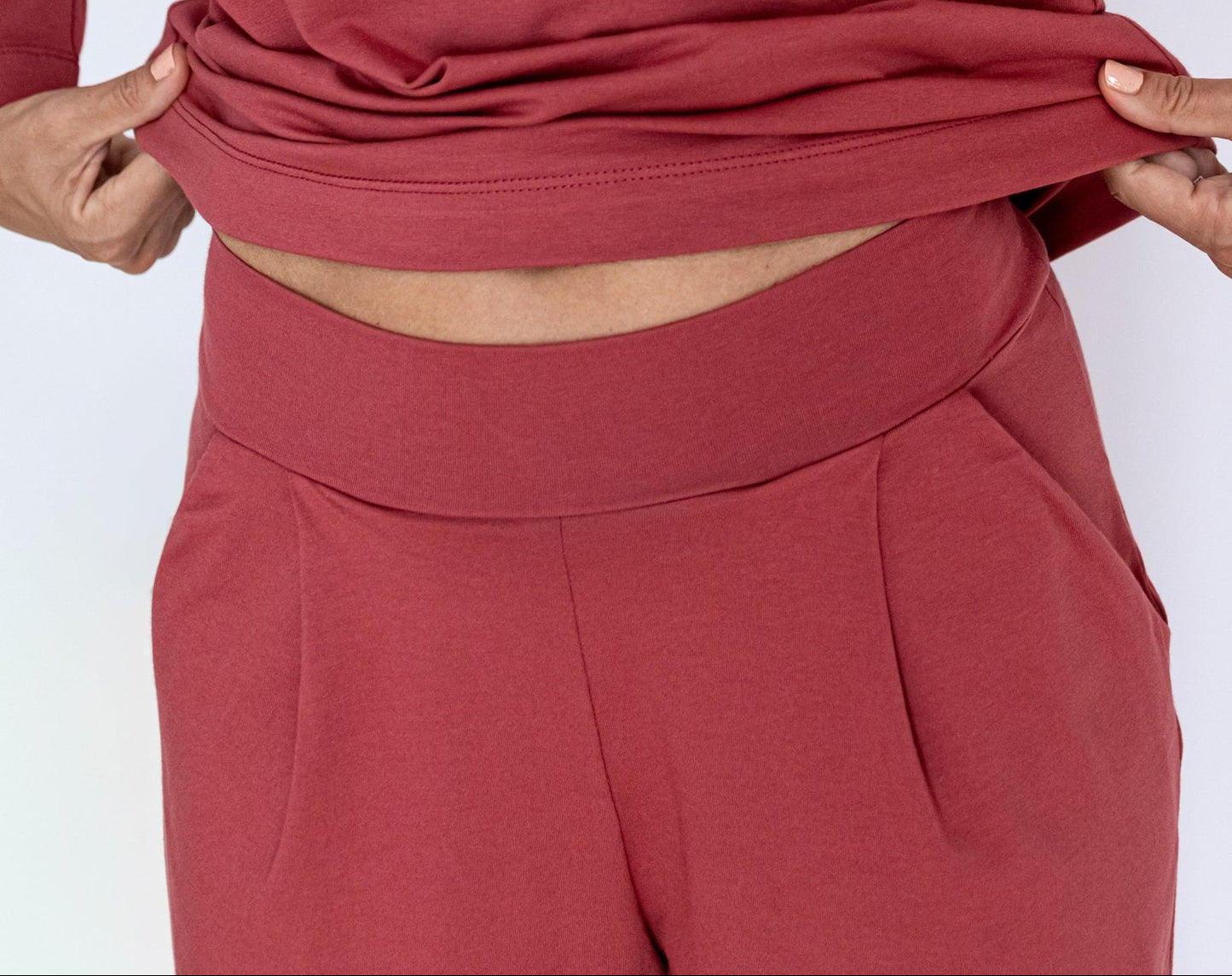 Homewear / Pijama Fluido Nature Camiseta blanca