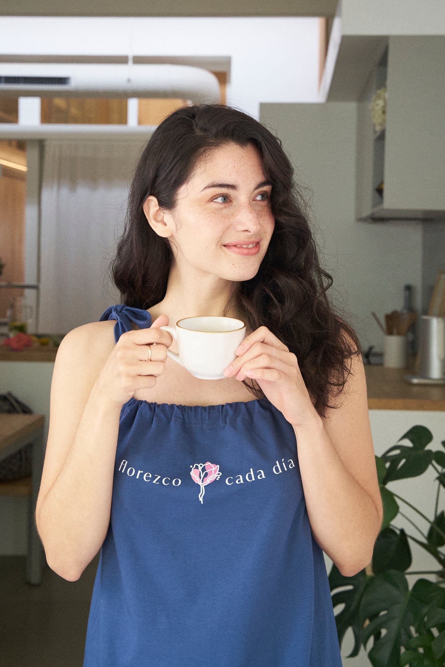 Camisón corto 'Florezco cada día'